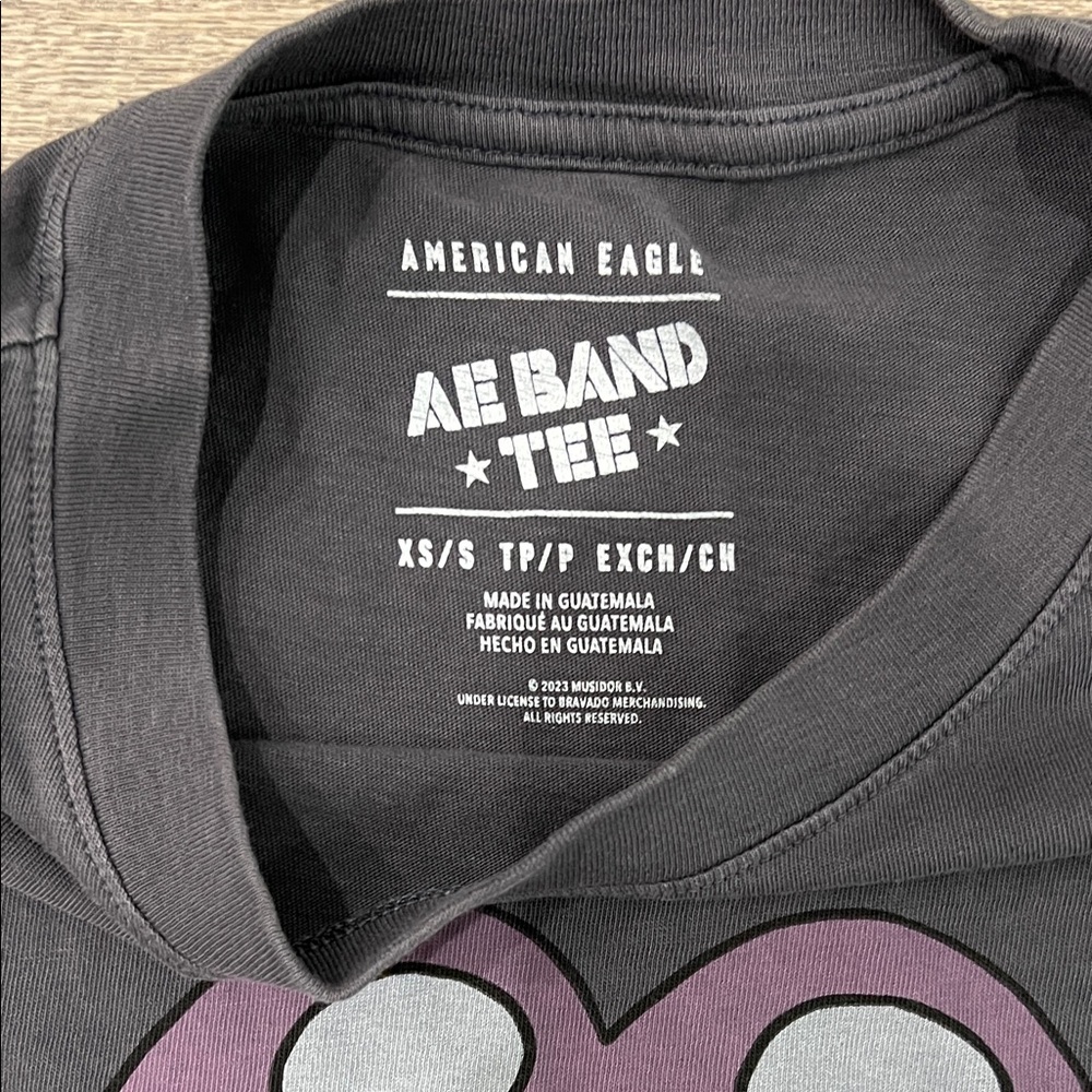 American Eagle Outfitters Black Band Tee - Picture 2 of 3